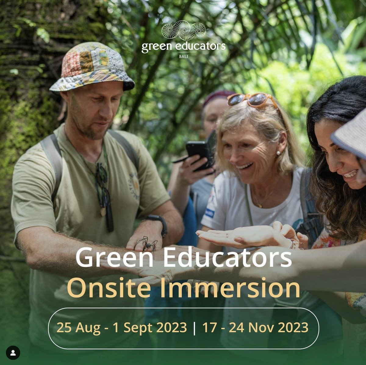 Are you a teacher dreaming of coming to #Bali? Would you 💚 to gather with an engaging &amp; supportive community to help make #education more relevant &amp; sustainable our our ever-evolving world? If so, join our next on-site course 27 Aug - 1 Sep

Learn more 👇
lnkd.in/gNsauxa