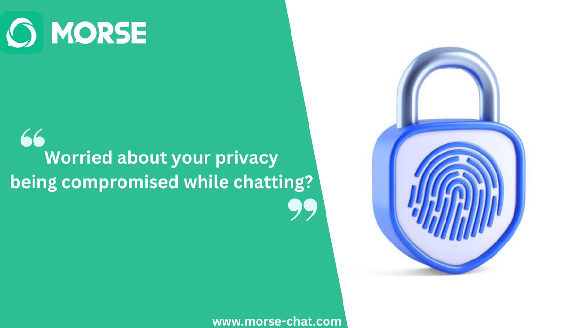 morse_chat's tweet photo. Worried about your privacy being compromised while chatting? Morse doesn't track or mine your data, ensuring complete privacy and security while using the app.
.
.
.
#privacymatters #securechatting #Morseapp #onlinesafety #encryption https://t.co/HGNDRRSpko