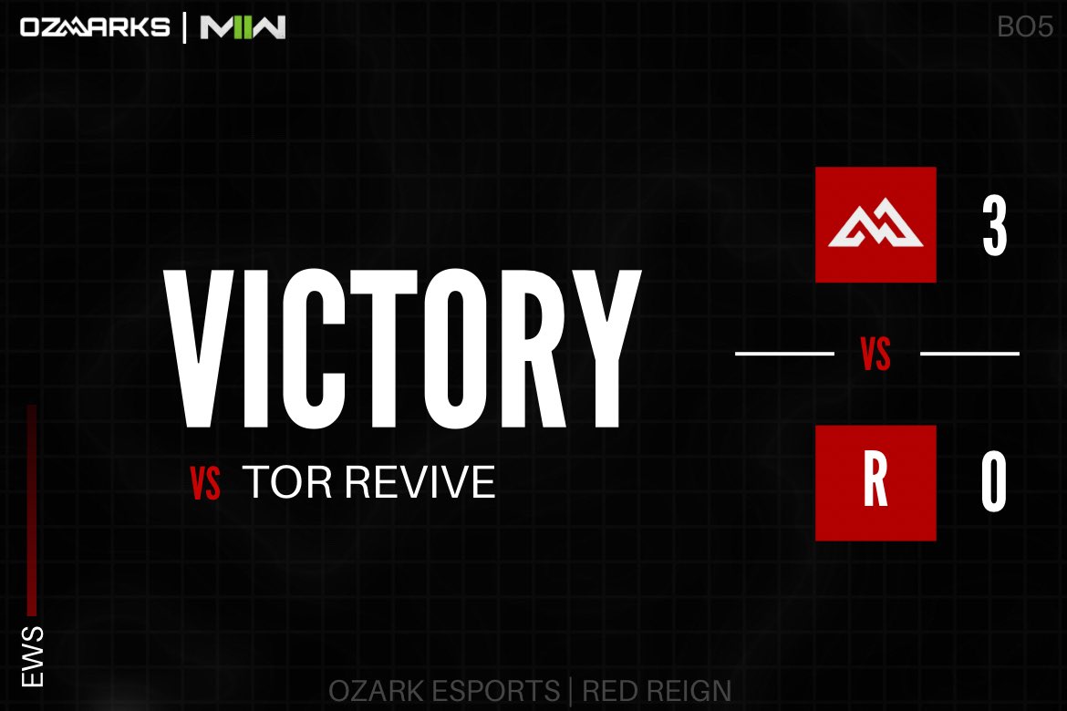OzarksEsports's tweet image. Meanwhile, our RED roster has won a double header tonight!! 

GGs to @TorontoRevive &amp;amp; @NEONXGG 

#GoZarks | #RedReign