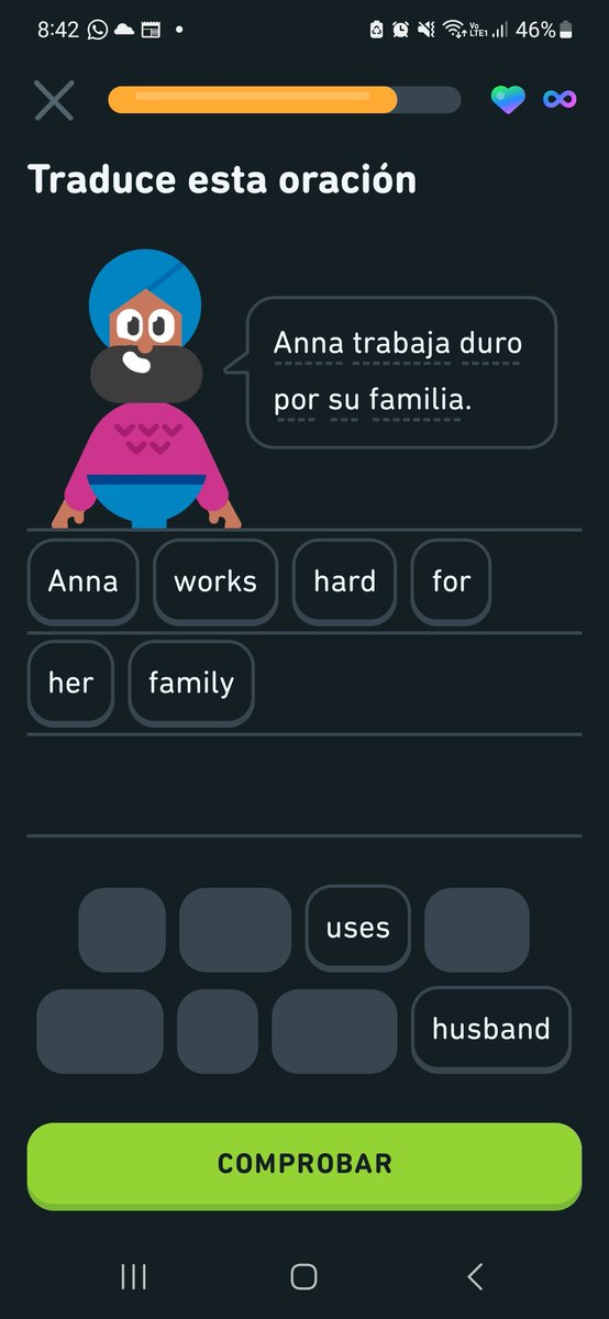 Hacheabe's tweet photo. Duolingo might be talking about me! https://t.co/WvG2rvkAbh