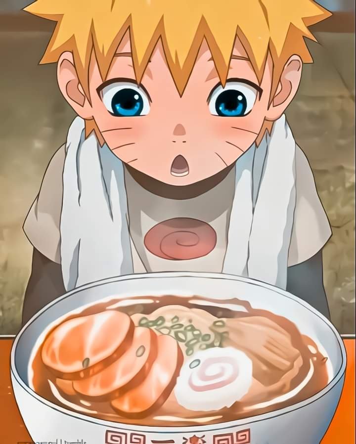 Qual a comida favorita de Uzumaki Naruto? Rámen Bolinho Hinata