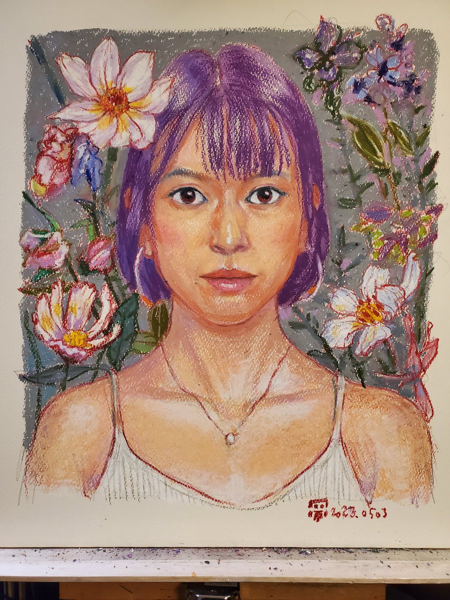 2006danny1's tweet photo. | 蠟筆人像畫 |
蠟筆+油粉/45.5X53cm/10F畫框/
義大利水彩紙/Model : 柒柒
#蠟筆 #肖像畫 #人像 #藝術 #繪畫
#Artdan
#portrait #crayon #oil_pastel #art #plantdrawing #costumemodel #premiumlady #femalemodel #sketchstudy #drawing #초상화 #ポートレート #ภาพเหมือน #Retrato https://t.co/yBuY8jgN3e