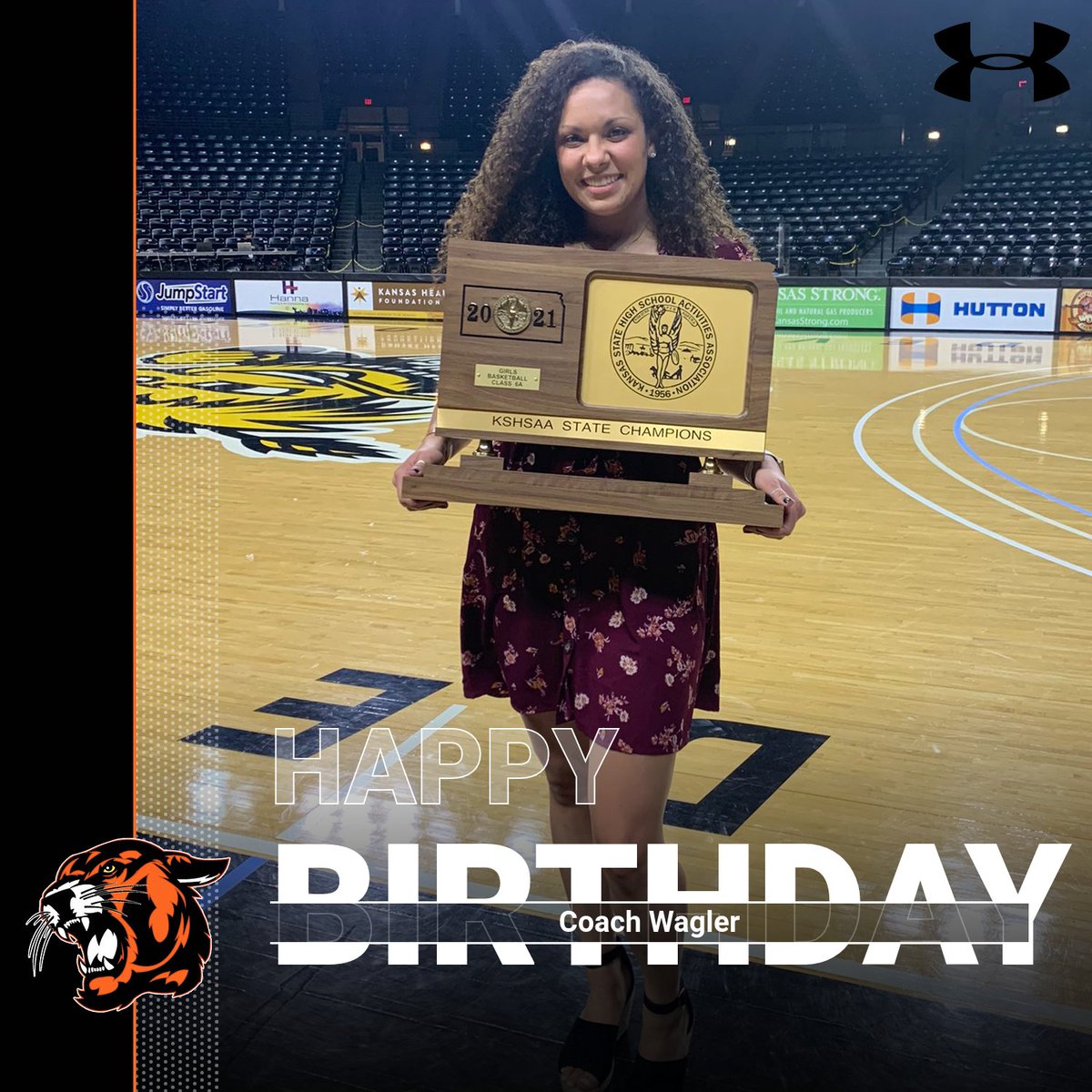SMNWLCBBall's tweet photo. A big birthday shout out to @bwagler12!  She was a bucket when she was wearing the Cougar Jersey and now she is coaching our girls to get buckets. Thanks for all you do. Hope you have a great day!! https://t.co/95OWIu4BFG