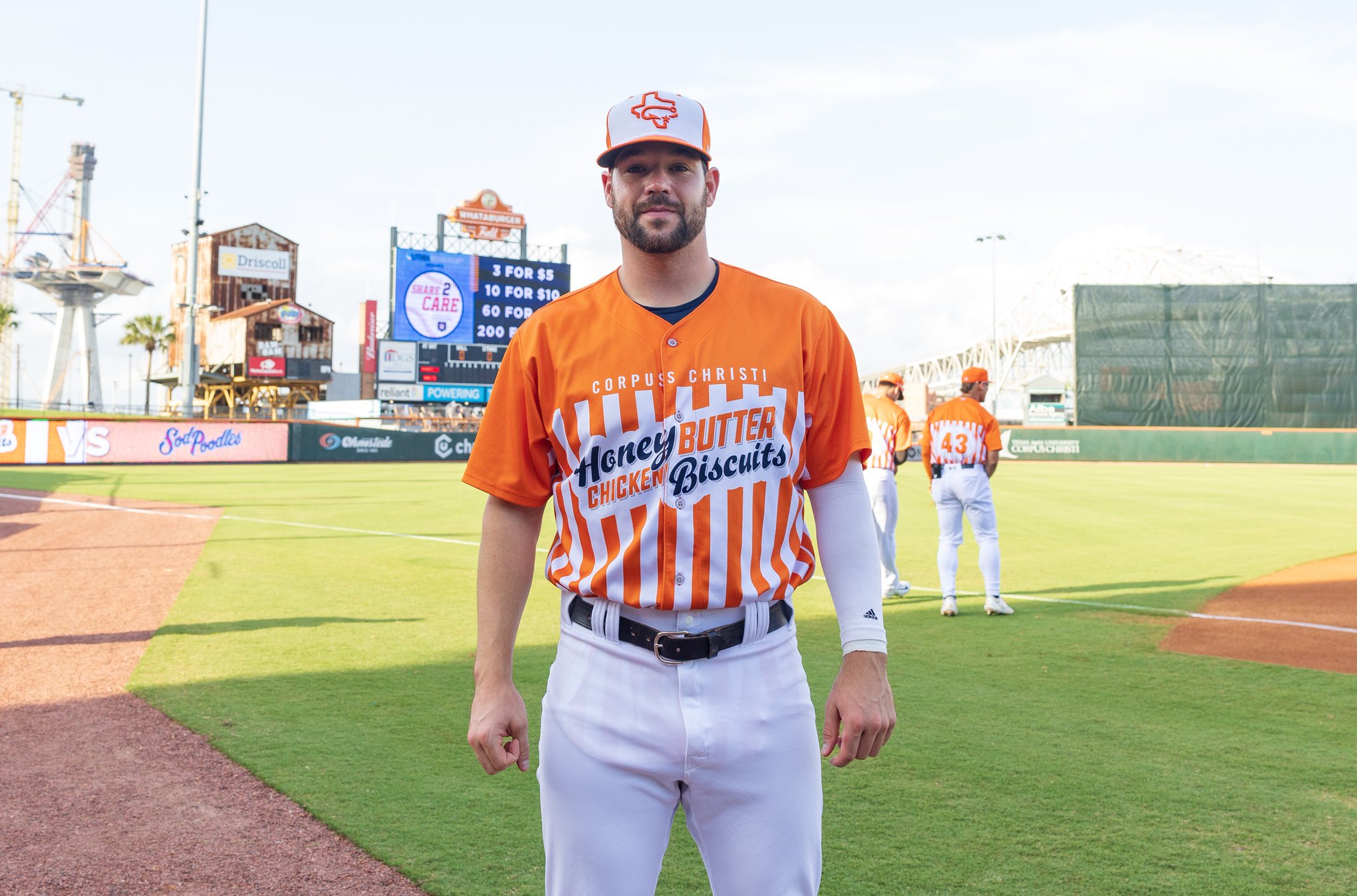 Corpus Christi Hooks on X: Chas McCormick: a Honey Butter Chicken Biscuit  😄  / X