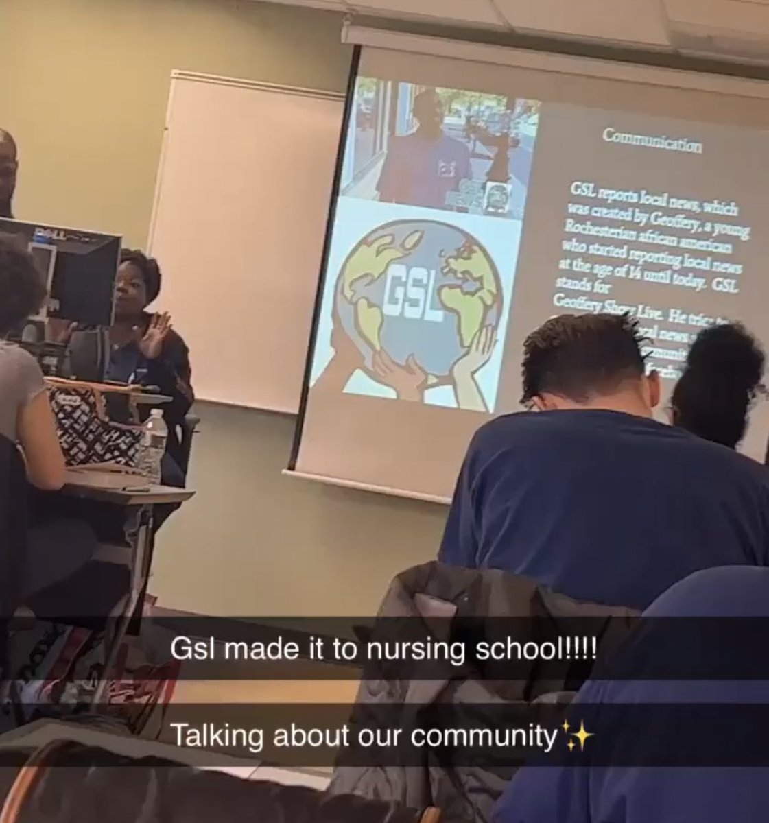 GeofferyRogers's tweet photo. .@GSLNews_ is getting talked about in nursing schools, this is amazing and such an honor. Thank you Alissa Johnson for sending us this. https://t.co/G9RqXiclqg
