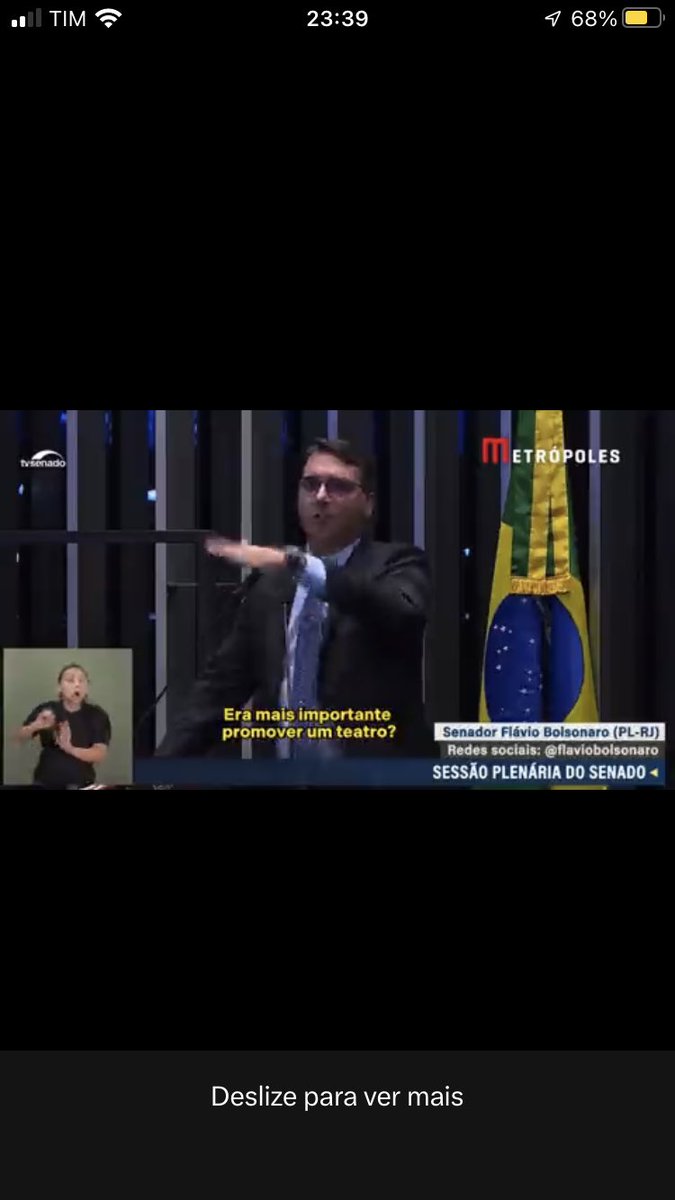 Flávio Bolsonaro é a favor das artes.
