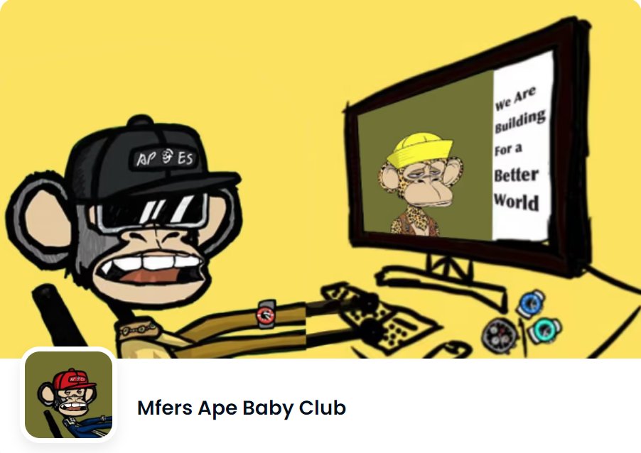 Lm19771314's tweet photo. #APES doesn`t care about bull or bear.
#APES doesn`t do just the talking.
#APES does. #APES shows! @apes_chain
#APES #ApesChain #ApeBabyClub https://t.co/RsuwrWoNvR https://t.co/Dj23KvJWGh