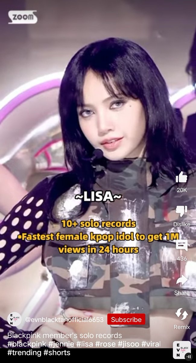 lsantistruggles's tweet photo. LISA 
-first kpop soloist to be mtv emas and vmas awardee 
-fastest to reach 1b streams as an artist and for an album (kpop soloist)
-fastest solo mv to reach 100m-600m streams on youtube
-most streamed song for a kpop soloist 
-charted multiple times on HOT 100 https://t.co/YqRbDexdhu