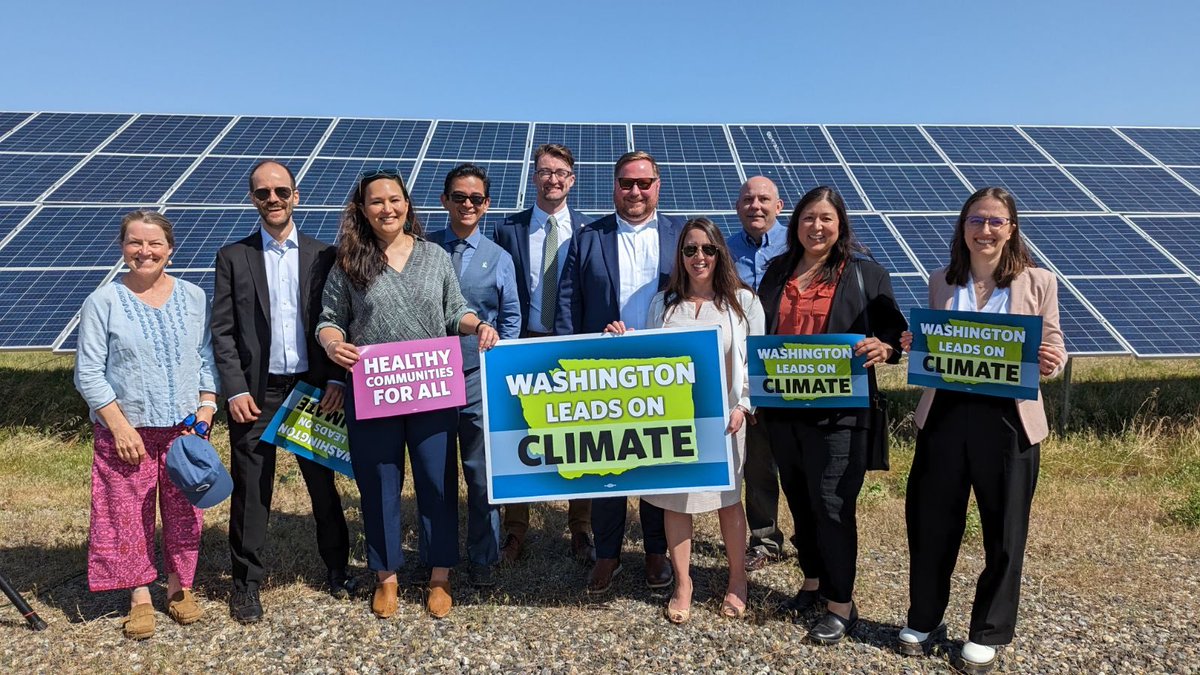 What a day! Several bills were signed by the Governor today in Pasco. My bill to add Climate Change as an element to the GMA &amp;!provide local gov’ts resources for planning climate change mitigation and resiliency took 3 years of intense negotiations &amp; dramatic turns but we did it!