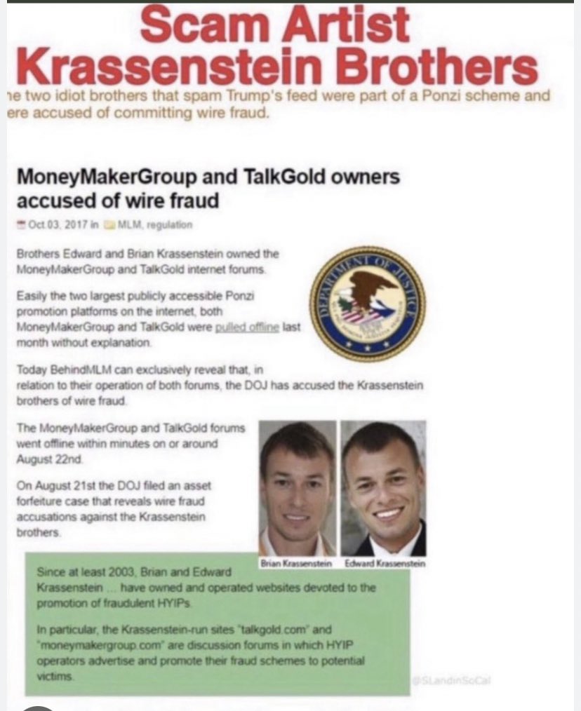 HijackerDBCoop's tweet photo. @krassenstein #CorruptKrassensteins #LetsGoBrandon https://t.co/uMpikP7YV2