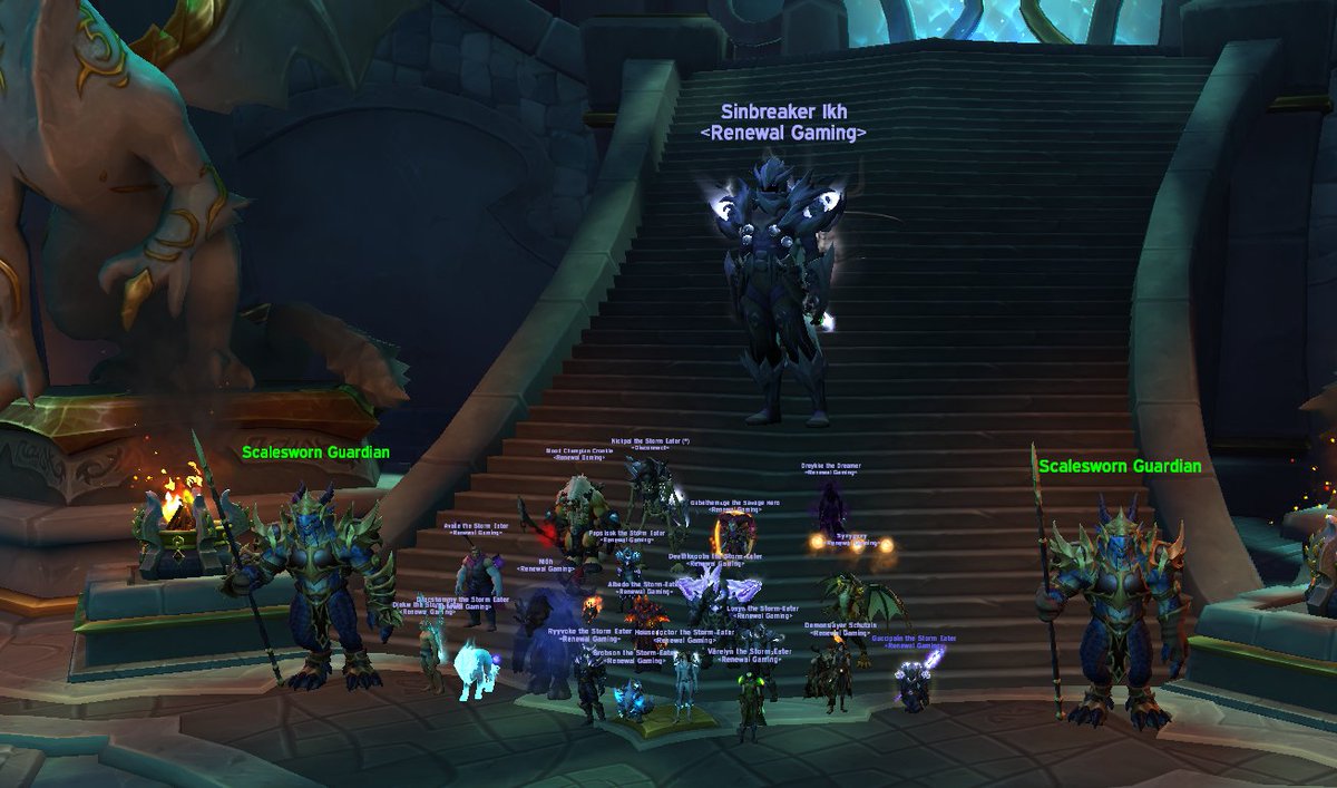 GamingRenewal's tweet photo. BIRD DOWN! Way to go Renewal Gaming Raid Team π #warcraft #raszageth #renewalgaming #soproud https://t.co/8NSyc0TUrg