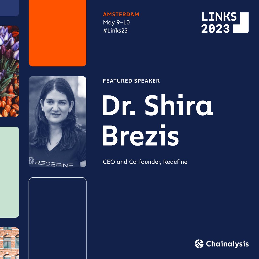 Join @Chainalysis' Danielle Davis and me at #Links23 in Amsterdam and hear as we dive into the inherent security benefits of public #blockchains, discuss potential vulnerabilities in the space, and discuss solutions that can help protect the end users. bit.ly/40j0Iuk