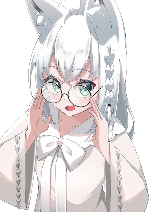 丸めがねフブちゃん #絵フブキ