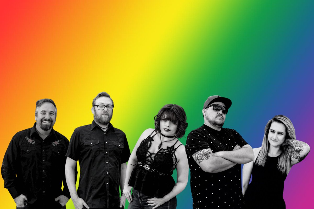 FlagstaffPride's tweet photo. See the The Pubes and Black Lemon at Pride in the Pines 2023! https://t.co/K6Lugzmz3U