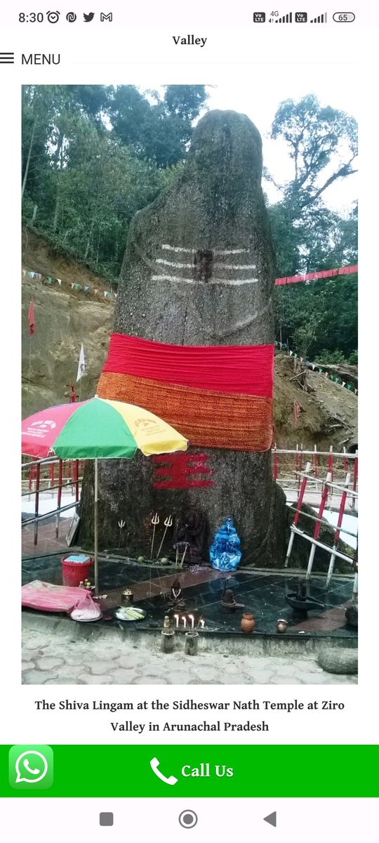 AadhiRaSpeaks's tweet image. On close observation he noticed its A swayanbhu #Shivling &amp;amp; informed everyone
In #ShivPurana 17th chapter 1893 edition, its mentioned that the tallest #Shivlinga will appear at A place called #Lingalaya &amp;amp; later known as #Arunachal
Its the World's largest self formed Shivlinga
+3