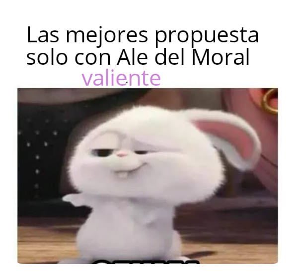 #PropuestasAleDelMoral