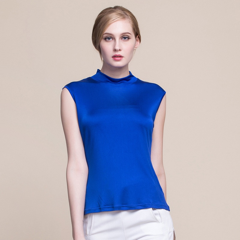 High collar real silk Women's Tank Top offers luxurious comfort. It is crafted from real silk for a smooth, light feel that is gentle on the skin.

#allformetoday #womenfashion #womenclothing #tshirts #silkshirt #summerstyle #shirt #like #newarrivals2023