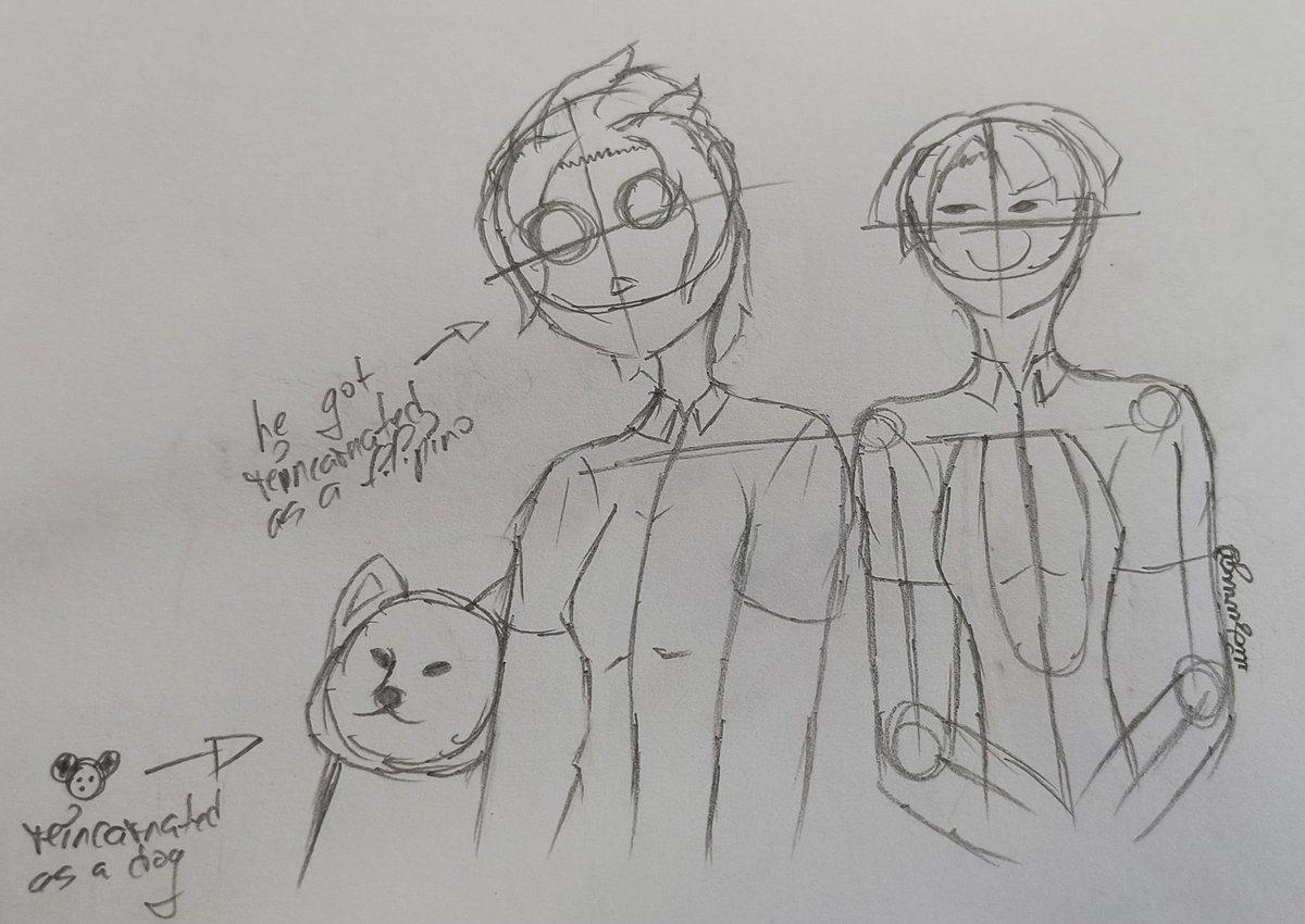 DAY 3 - reincarnation
(yes ryuu got reincarnated as a shiba inu) 

#baroasoryuuweek2023 #dgs #tgaa #大逆転裁判 #thegreataceattorney