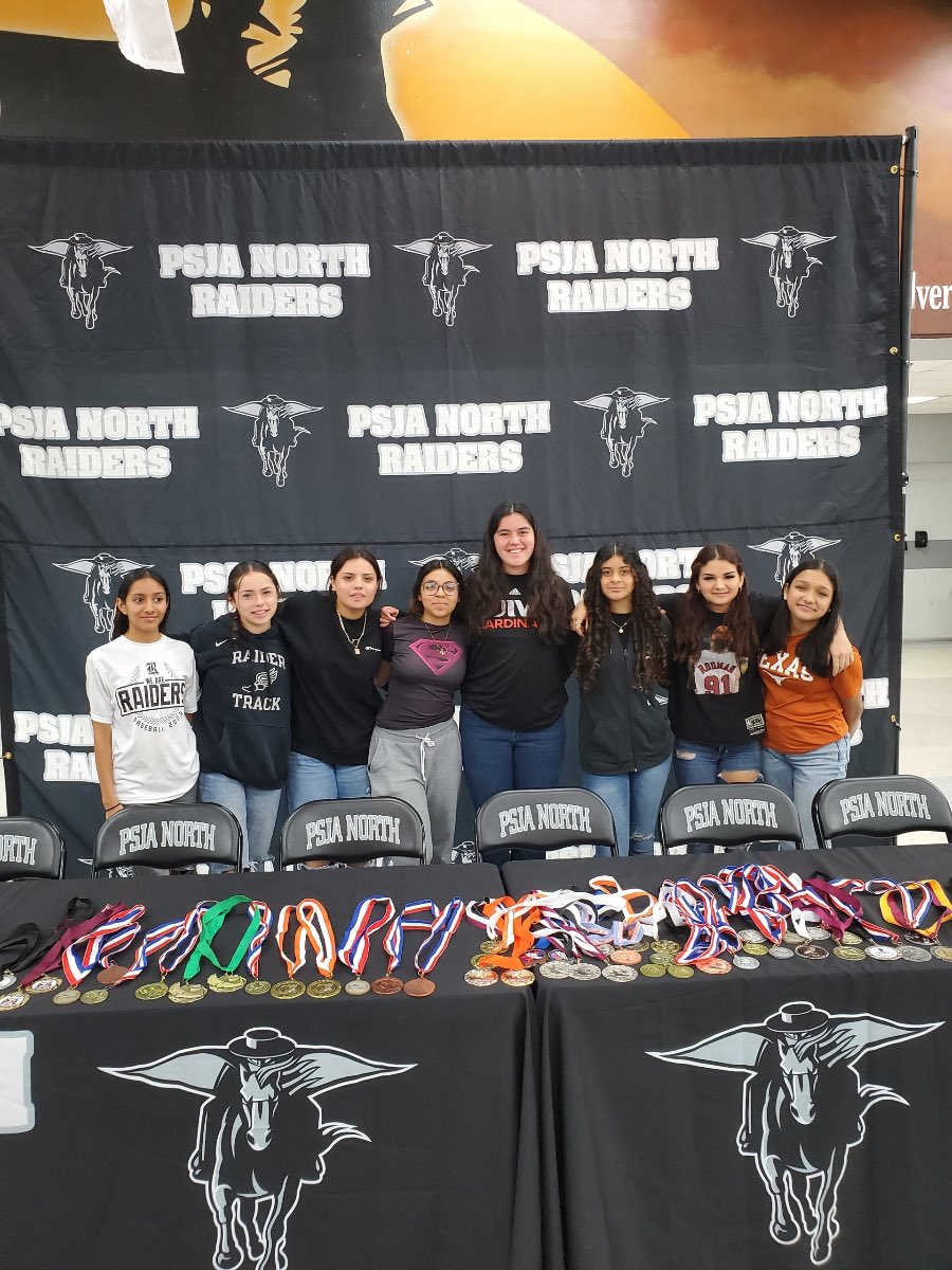PsjaNorthTrack's tweet photo. Congratulations to Jaylah Martínez on her commitment to compete at UIW! Go out there and make us proud! #ohtheplacesyouwillgo https://t.co/zbzrKi5rHw