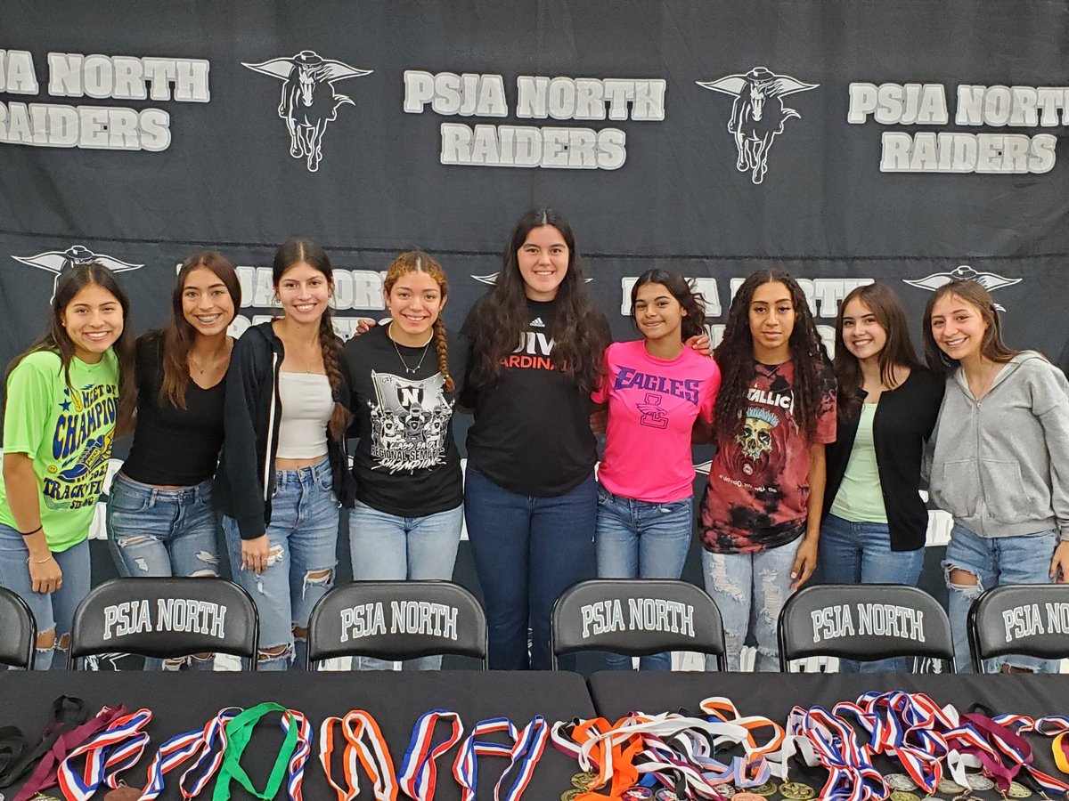PsjaNorthTrack's tweet photo. Congratulations to Jaylah Martínez on her commitment to compete at UIW! Go out there and make us proud! #ohtheplacesyouwillgo https://t.co/zbzrKi5rHw