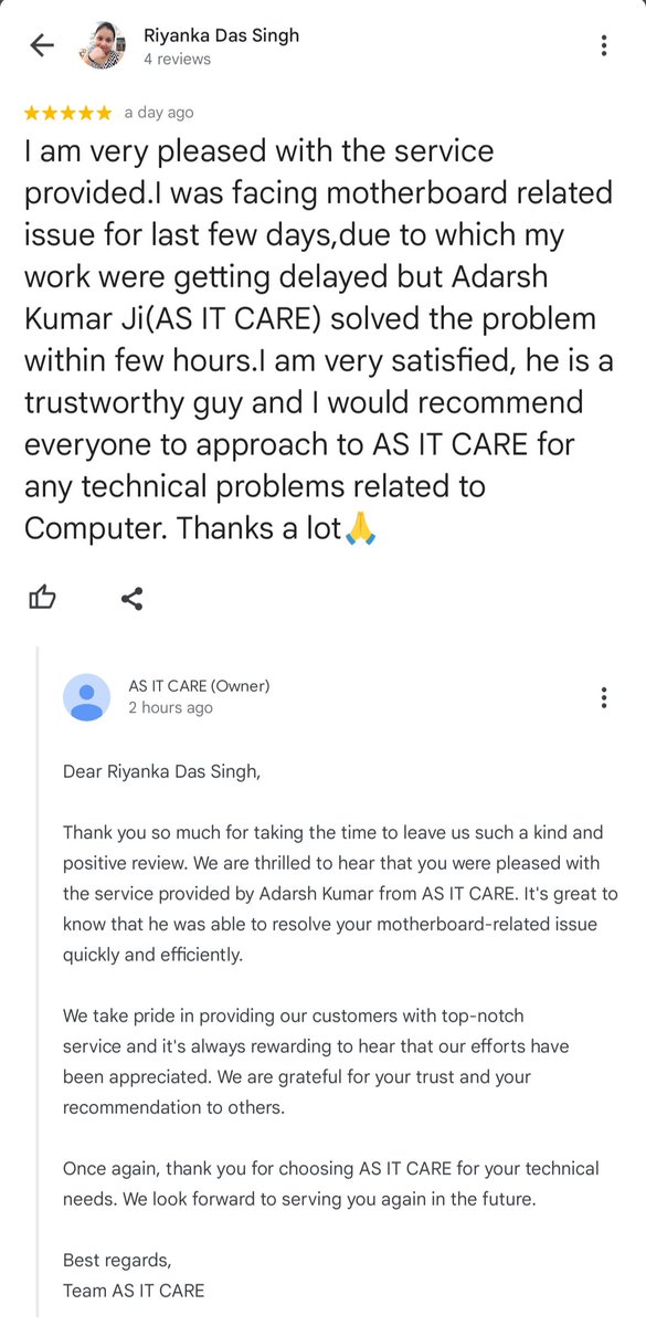 AS IT CARE tweet media