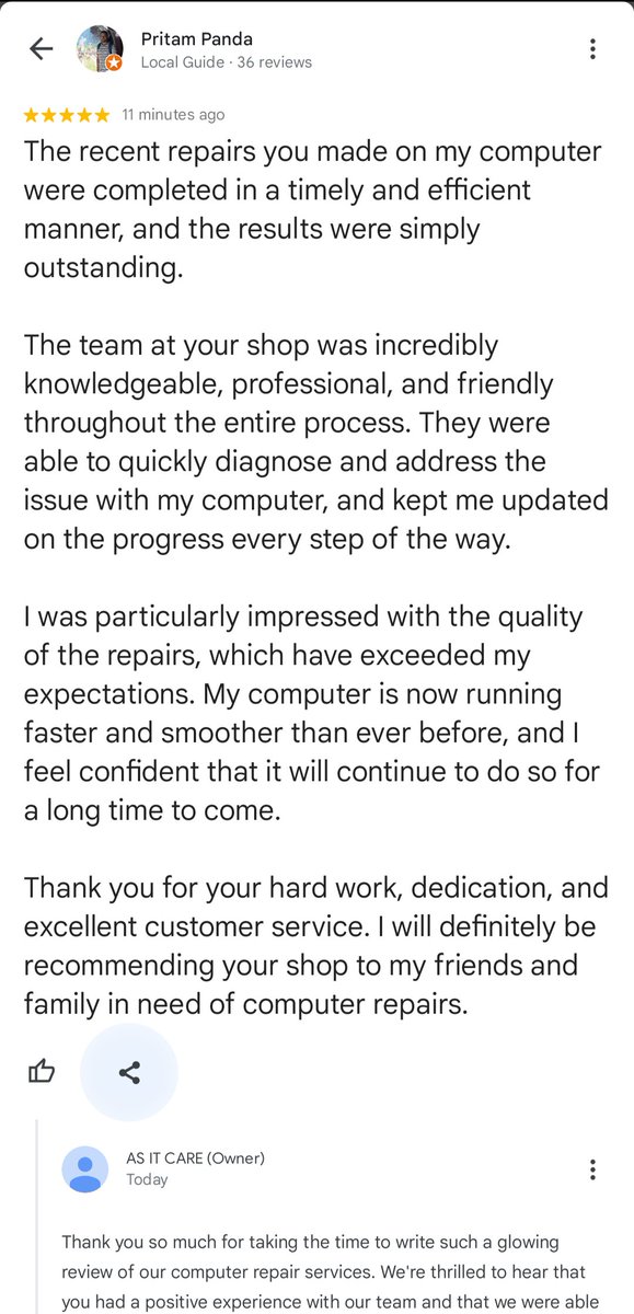 AS IT CARE tweet media