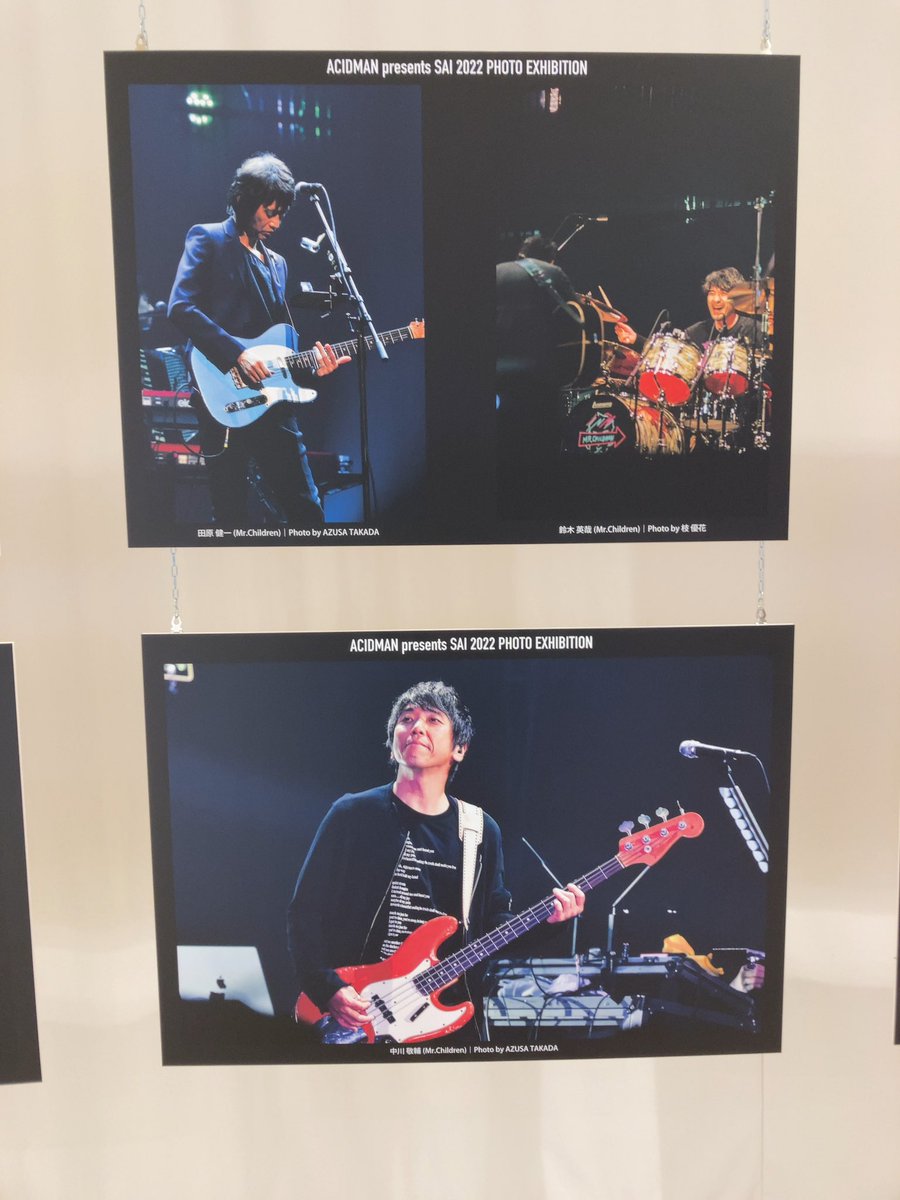 chilchilchildd's tweet image. 渋谷来たので、、
ミスチルのライブ行きたいよぉ
ナカケーさん楽しそう😊
#SAI2022写真展 #MrChildren