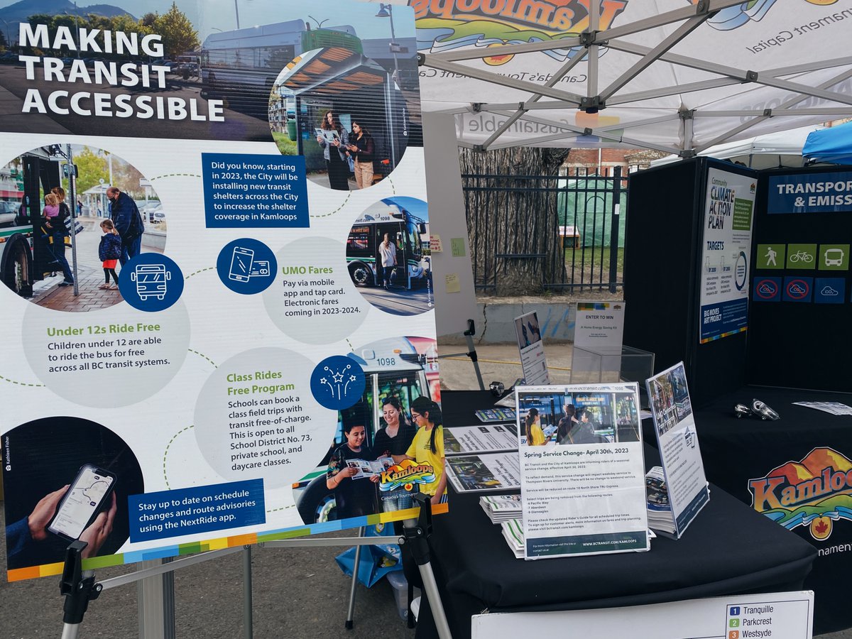 Somewhat quiet in recent weeks on twitter, but lot's happening lately on the transit front, from programs to public engagement! 🚏

Collecting lots of feedback as we support the #BCTransit Spring service change here in #Kamloops.