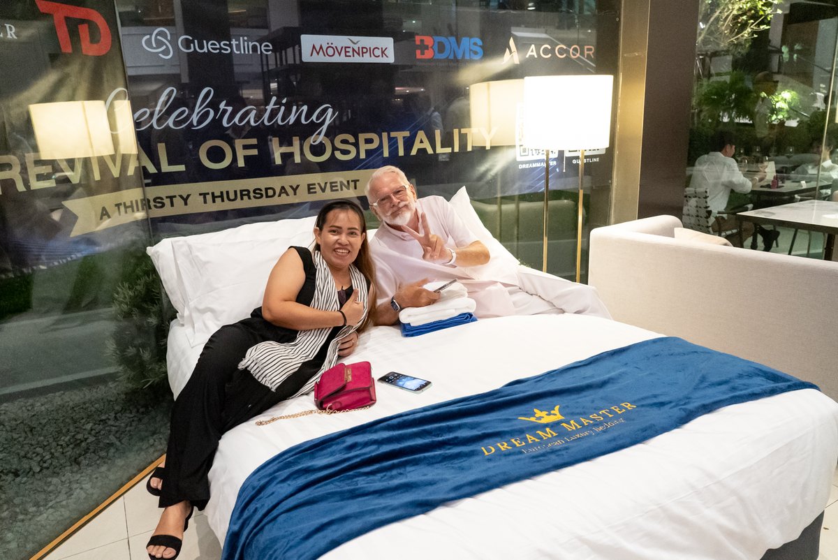 TravelDailyHQ's tweet image. traveldailymedia.com/events/april-2… Thirsty Thursday Bangkok was at Movenpick BDMS Wellness Resort Bangkok in April 2023, a massive turnout and great offering! Big thanks to #guestline #dreammaster and #movenpick for all their support #thirstythursday #networking