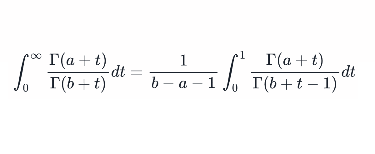 sinh76821661's tweet photo. #数学 #数式 #math #mathematics #Formula
#微積分 #積分 #Calculus #Integral
#ガンマ関数 #超幾何関数 #GammaFunction #HypergeometricFunction https://t.co/3R3RofzbcN