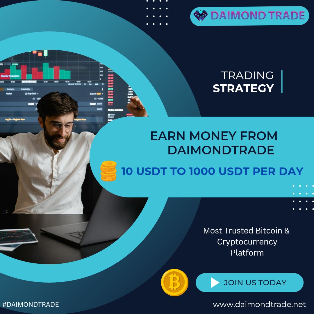 DaimondTrade's tweet photo. Create Account on Daimond Trade and earn daily money in easy way.
Earn Money while you sleep with DaimondTrade.
VISIT OUR Website
https://t.co/CUQ8b8BzGY
Contact For any Enquiries
📧 daimondtrade77@gmail.com

#daimondtrade #daimond_trade #trading #forex #bitcoin #money #trader https://t.co/COhuv69G1K
