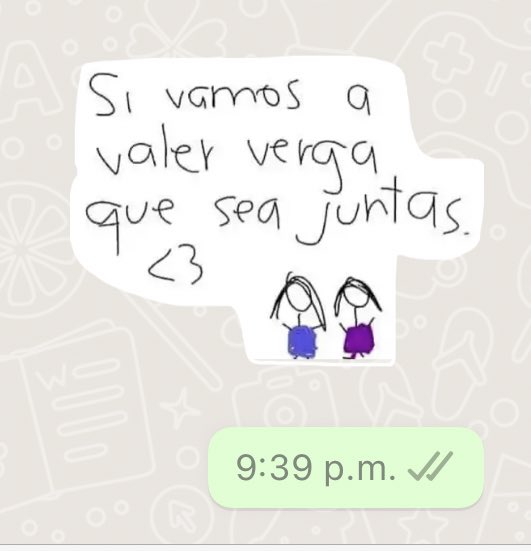 MerGarza's tweet photo. Si tú amix no te ha mandado este sticker ¿en verdad es tu amix? 👹 https://t.co/Eev3ogqIPp