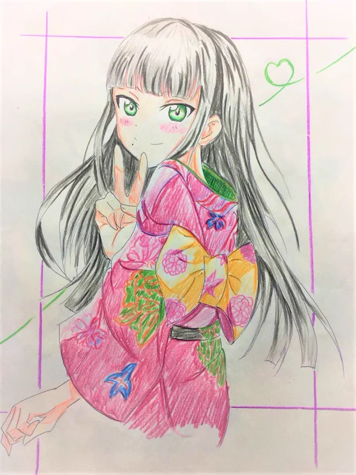 #画力変化ビフォーアフター 過去4年のダイヤさん