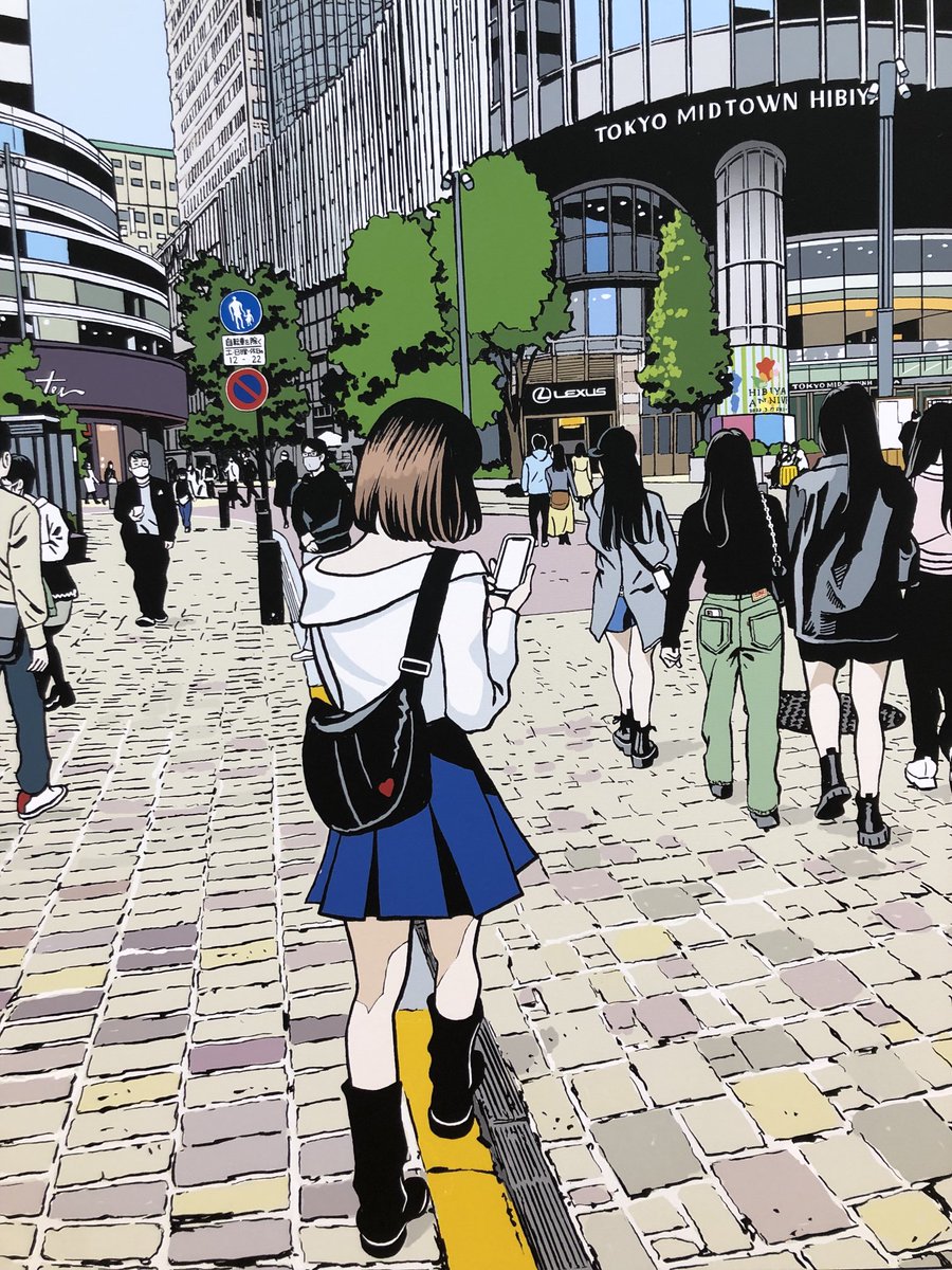 江口寿史イラストレーション展『東京彼女』公式アカウント