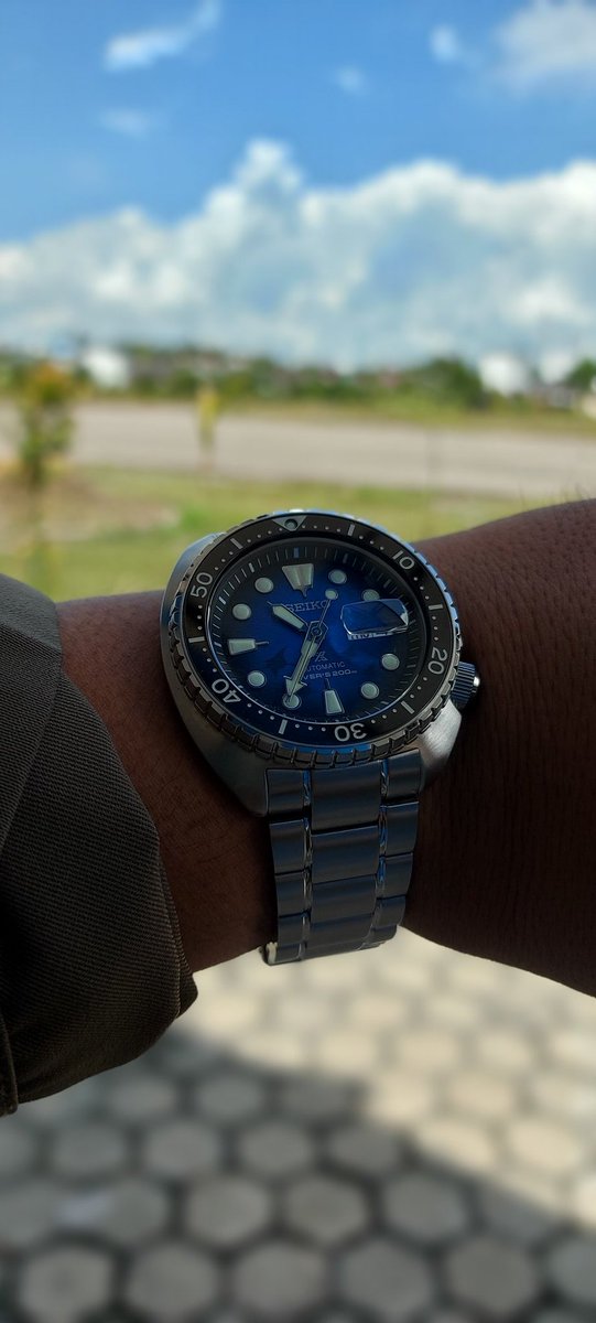 Dudy05403's tweet photo. SEIKO Turtle - SRPE39K1 Manta King Save the Ocean, on duty...#satpolppkabbaritoutara https://t.co/IKognfv8Z5