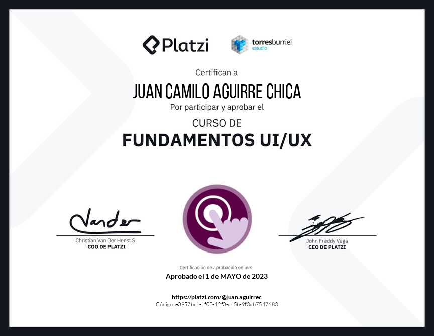 ideaactivista's tweet photo. Un nuevo logro junto al #teamplatzi en como diseñar proyectos digitales desde la experiencia de usuario con el Curso de Fundamentos UI/UX en @Platzi! #NuncaParesDeAprender https://t.co/nHmvDfl11J https://t.co/YJHhgDVey8