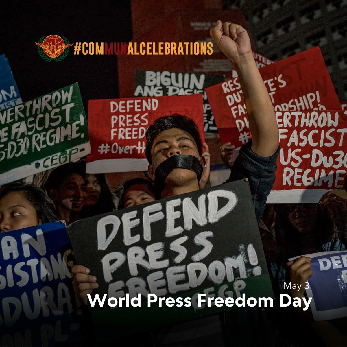 MUN_UPD's tweet photo. #ComMUNals | Yesterday, May 3, marked the 30th anniversary of World Press Freedom Day.

At present time, the press continues to be a dangerous field of work in many countries. Journalists face threats to their human rights such as censorship, detention, and violence. https://t.co/TKjx0mEI2r