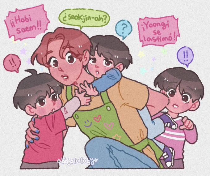 [ TRAD ] en español~! 💗 #btsfanart