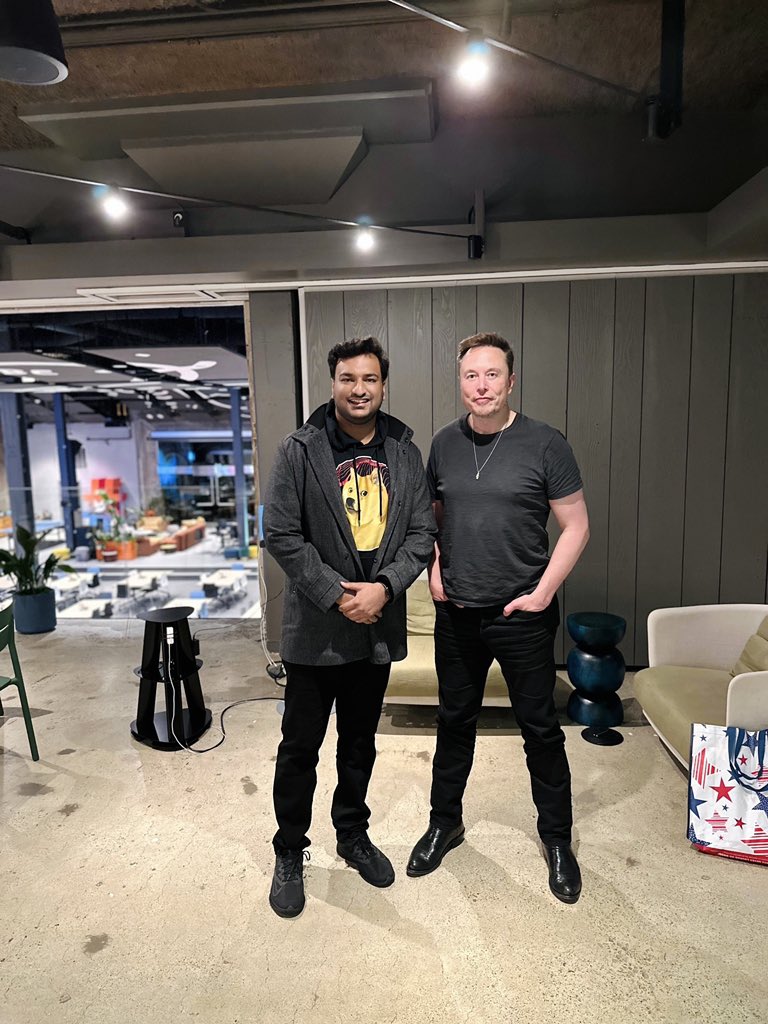 cb_doge's tweet photo. "You're talented"

Hearing those words from someone whom you admire really makes a big difference. Thanks Elon ✨ https://t.co/6mpUv45glU