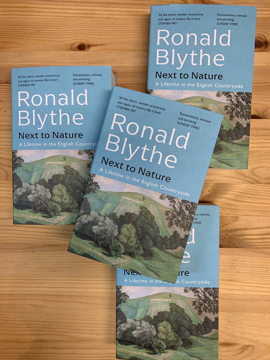 New paperbacks from #ronaldblythe !! This is such a stunning book! And some best sellers and new releases that we just love! 🐑

 #winstones #sidmouth #winstonessidmouth #thunderstone #nexttonature #afortunatewoman #pollymorland #johnlewisstempel #jamesaldred #michaelbond