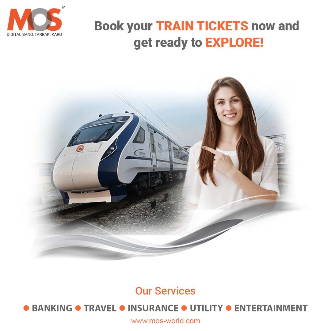 _MOSWorld's tweet image. Skip the long queues and book your train tickets hassle-free at your nearest MOS Seva Kendra! Let our expert agents take care of all your travel needs 🚆✨ #MOSWorld #MOSSevaKendra #TravelConvenience #mosutilitylimited #digitalbanotarakkikaro