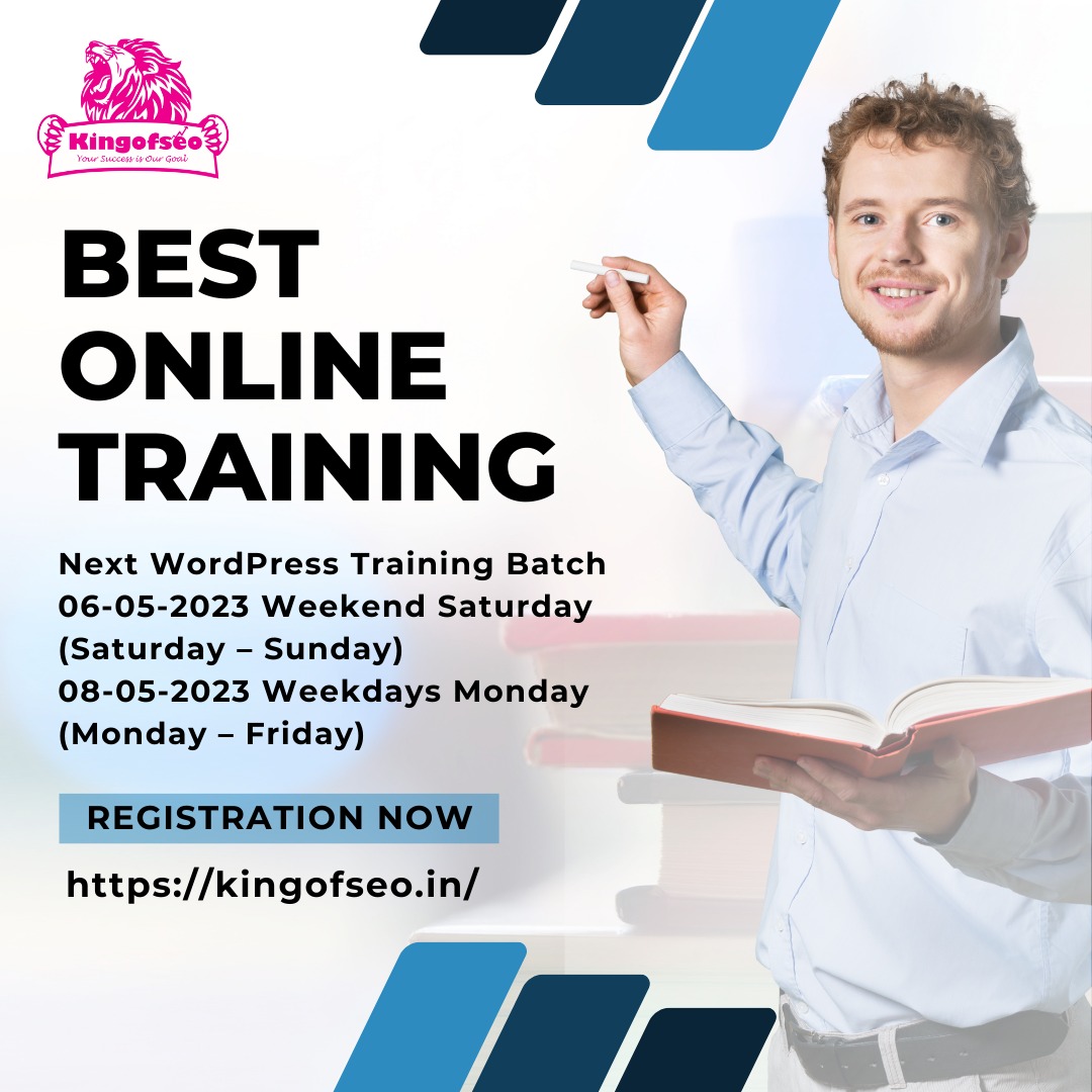 KingofseoIndia's tweet photo. The Best Training in Chennai
Kingofseo is one of the best training institutes in Chennai
Register Now
https://t.co/2QCdNdoTyr
Call: 073389 68869
#wordpress #wordpresswebsite #wordpresstraining #wordpresscourse #trainingacademy #kingofseo #softwaretraininginstitute https://t.co/MzMqC0NgbY