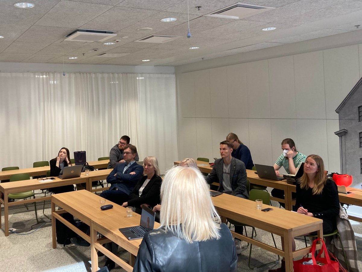 Heli_Ponto's tweet photo. We have #Pärnumaa demo group visiting #Helsinki to co-learn how to use #digitaltwins in #urban #planning and how it has been used in the #Uusimaa demo. @Regions4Climate @ForumVirium #Pärnu #SEITallinn @SEIresearch @visitparnu @HelsinkiKymp https://t.co/iTO9VATUuu