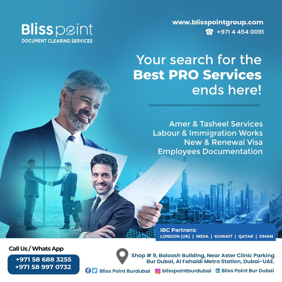 BlissPointGrou2's tweet photo. We Provide Pro Services in Dubai.

For more information call us today.
Call: +971 586883255/+971 589970732
Email:blisspointgroupdxb@gmail.com
Web: https://t.co/KDFrPxJWji

#blisspointgroup #amerservices #labourservices #newvisa #renewalvisa #dubaivisa #foryou #foryoupage #Tbt https://t.co/qqGPyDQXeK