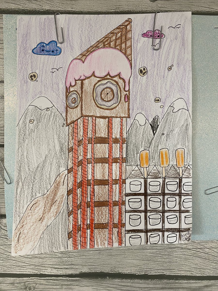 susansaenz123's tweet photo. 5th grade Food Inspired Art #deepspacesparkle https://t.co/zRlxK0HS8O