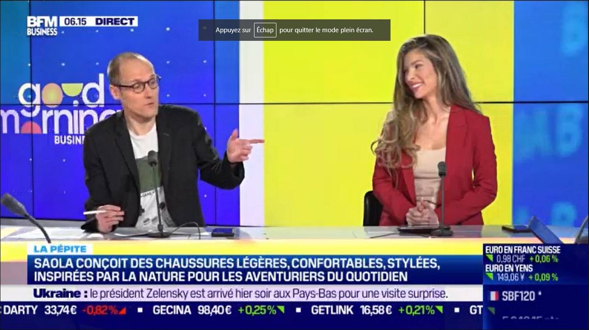 HYoussouf1297's tweet photo. @NoemieWira avec ses 2 invités dans la pépite ce matin pour parler les chaussures dans @goodmorning_biz https://t.co/iHEJohRS7F