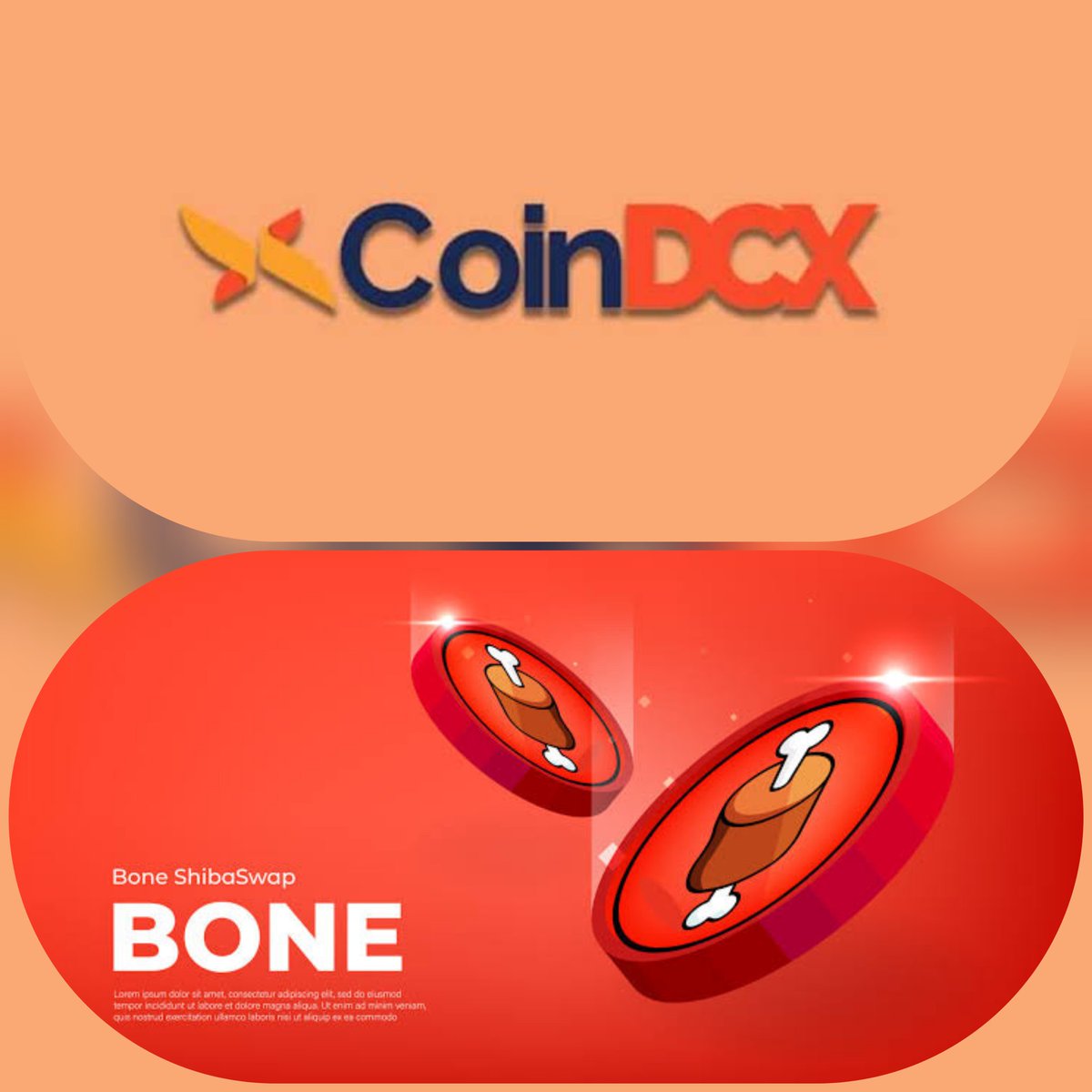 Day 134 :- 
<a href="/CoinDCX/">CoinDCX : India Ka Crypto Coach</a> When $BONE 🍖 ? 

Why $BONE ? 

$BONE token, which is the governance token of decentralized exchange (DEX) #ShibaSwap and the gas token of layer 2 blockchain #Shibarium.

$BONE 🍖 is listed on #Huobi,&amp; #OKX .

#ShibaArmy $BONE <a href="/CoinDCX_Cares/">CoinDCX Cares</a> #Shibarium