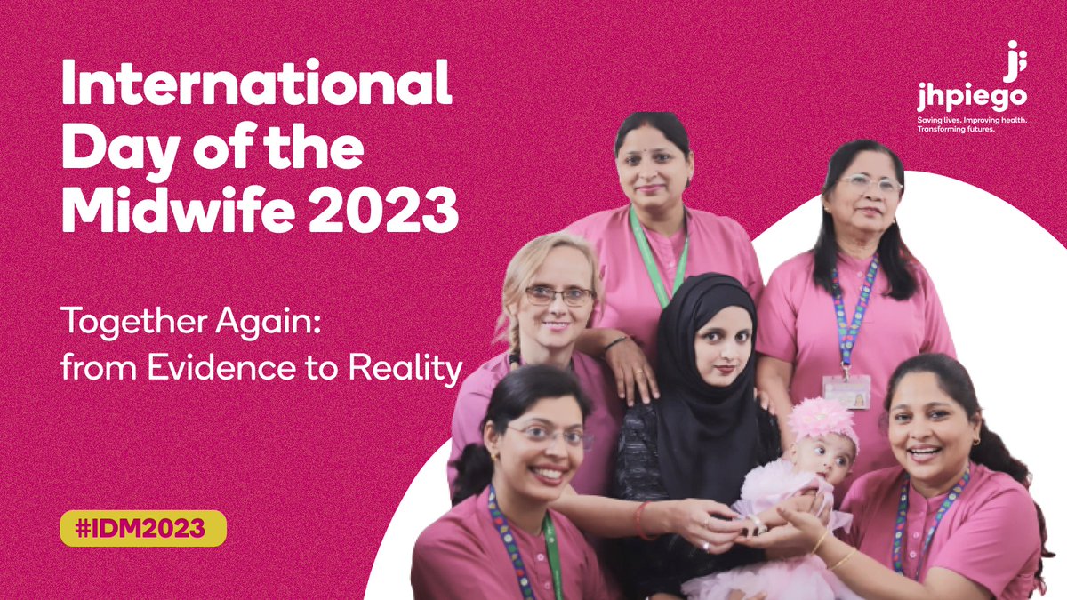 Celeberating #IDM2023.
We believe quality care is IMPOSSIBLE without health workers. 
By investing in #Midwifery, we're improving #healthoutcomes & promoting #respectful maternal care. 
We must support & advocate for their needs TODAY & EVERY DAY. 
@MoHFW_INDIA
 @BMGFIndia
