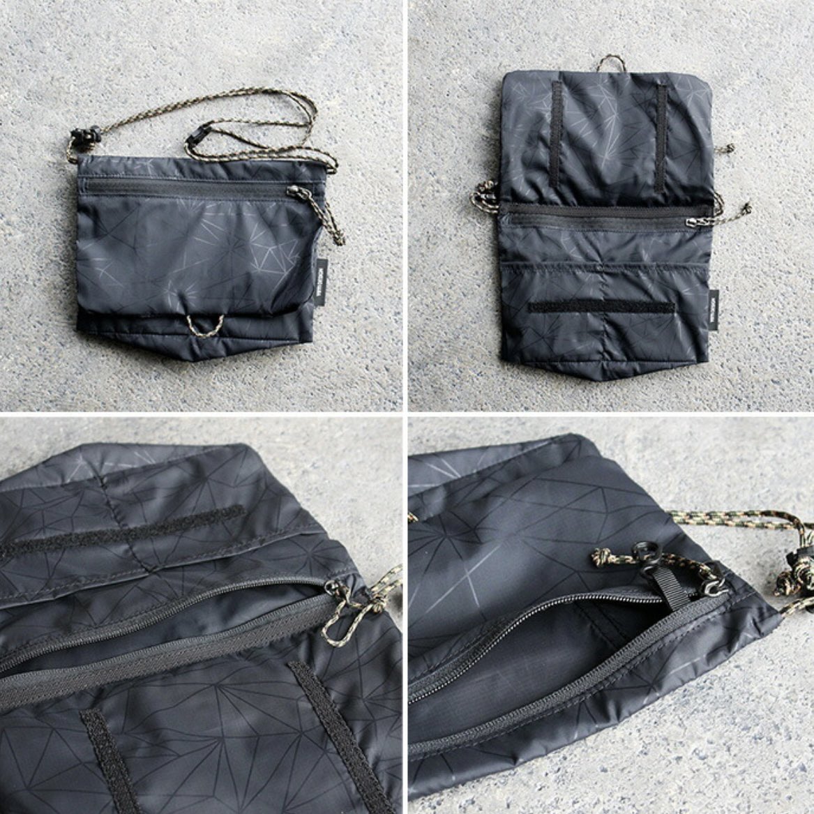 safariakita's tweet photo. YETI DESIGN Flap Pouch 
¥6,380-
カラー / BLACK

同色の幾何学模様がプリントされた30デニールのナイロンを使用しシリコンコーティングにより強度が増し、軽くて耐久性に優れ撥水性と防汚性を兼ね備えたファブリックです。

#yetidesign #akita #秋田 #秋田県 #秋田市セレクトショップ https://t.co/7N0fp7nCMR
