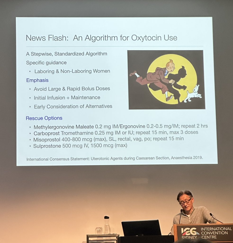 BuddicomEmily's tweet photo. Pharm Mx of uterine tone in CS with A/P Lawrence Tsen 

Often significant overdose of oxytocin given with recognised SEs.

Simplified regime with “rule of 3” 

#OBSIG23SYD https://t.co/0HmNQnFJWe